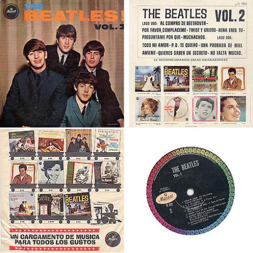 The Beatles Vol.2 vinyl LP album (LP record) Mexican BTLLPVO246647