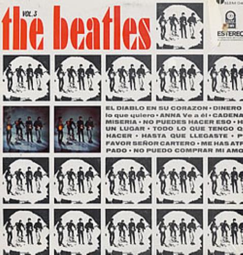The Beatles Volume 3 vinyl LP album (LP record) Mexican BTLLPVO199371