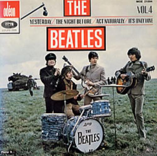 The Beatles Volume 4 E.P. - Blue Label 7" vinyl single (7 inch record / 45) French BTL07VO103455