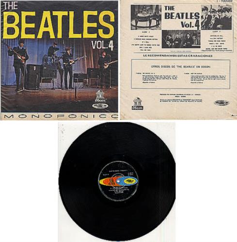 The Beatles Volumen 4 - 'Monofonico' vinyl LP album (LP record) Colombian BTLLPVO263731