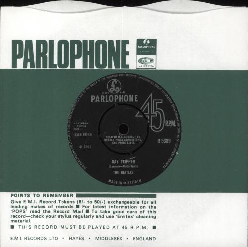 The Beatles We Can Work It Out - 1st - VG 7" vinyl single (7 inch record / 45) UK BTL07WE645315