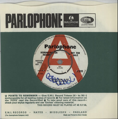 The Beatles We Can Work It Out - A Label - VG 7" vinyl single (7 inch record / 45) UK BTL07WE627475