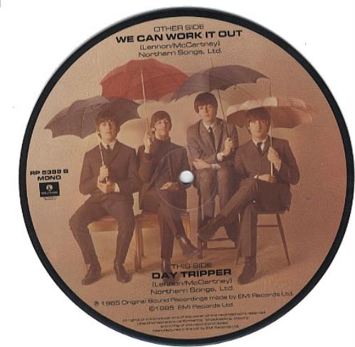The Beatles We Can Work It Out 7" vinyl picture disc (7 inch picture disc single) UK BTL7PWE04399
