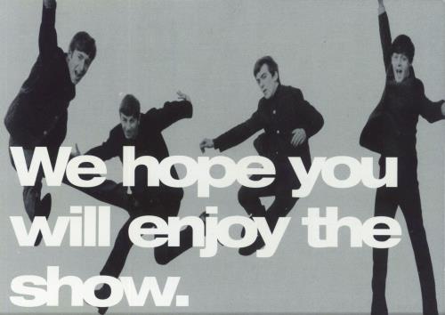 The Beatles We Hope You Will Enjoy The Show - 5 Postcards memorabilia US BTLMMWE60345