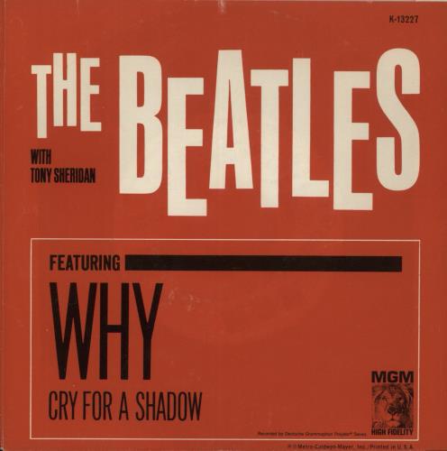 The Beatles Why - P/s 7" vinyl single (7 inch record / 45) US BTL07WH870851