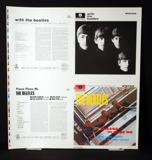 The Beatles With The Beatles / Please Please Me artwork UK BTLARWI601083