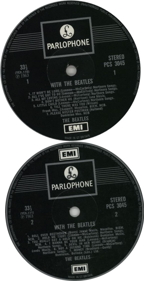 The Beatles With The Beatles - 1/2 Box vinyl LP album (LP record) UK BTLLPWI593081