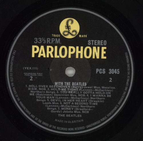 The Beatles With The Beatles - 1st - EX vinyl LP album (LP record) UK BTLLPWI692474