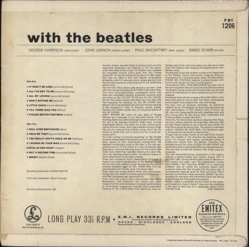 The Beatles With The Beatles - 1st - G - G&L Sleeve vinyl LP album (LP record) UK BTLLPWI769558