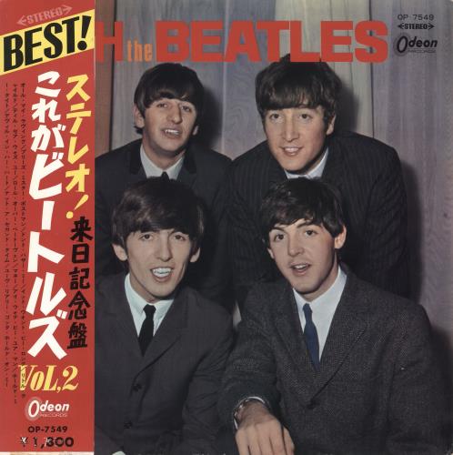 The Beatles With The Beatles - 1st Odeon - Red Vinyl + Obi - VG vinyl LP album (LP record) Japanese BTLLPWI742951