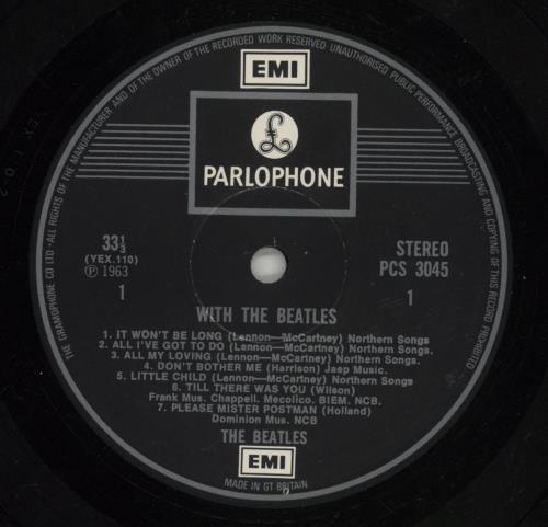 The Beatles With The Beatles - 2 Box - Gram vinyl LP album (LP record) UK BTLLPWI870429