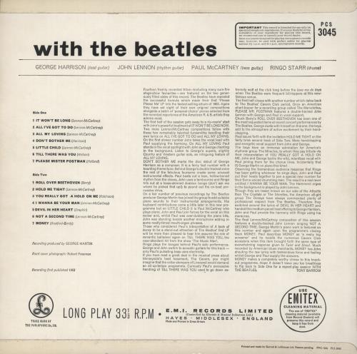 The Beatles With The Beatles - 2 Box - Gram vinyl LP album (LP record) UK BTLLPWI870429