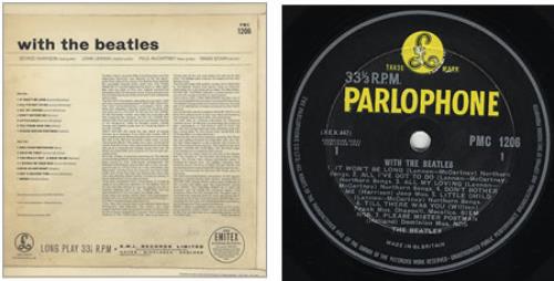 The Beatles With The Beatles - Decca - VG vinyl LP album (LP record) UK BTLLPWI363097