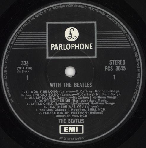 The Beatles With The Beatles - One Box - Stereo Logo - EX vinyl LP album (LP record) UK BTLLPWI730003