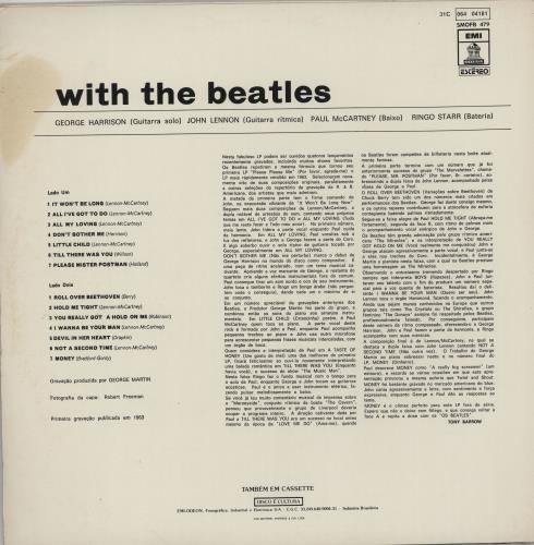 The Beatles With The Beatles vinyl LP album (LP record) Brazilian BTLLPWI750331