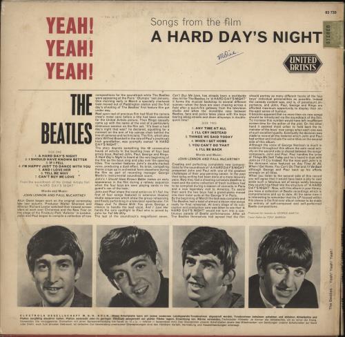 The Beatles Yeah! Yeah! Yeah! - Red, White & Gold Label - EX vinyl LP album (LP record) German BTLLPYE650586