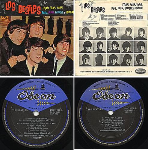 The Beatles Yeah Yeah Yeah - EX vinyl LP album (LP record) Peruvian BTLLPYE307858