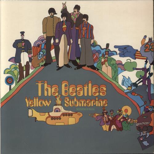 The Beatles Yellow Submarine - 1st vinyl LP album (LP record) UK BTLLPYE249496