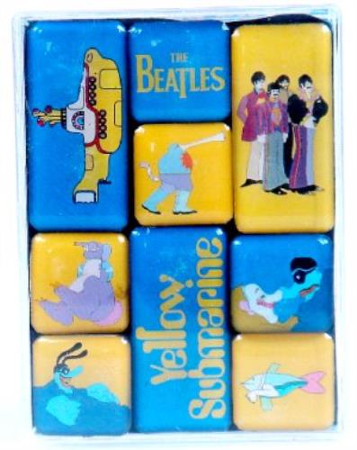 The Beatles Yellow Submarine Magnet Set memorabilia UK BTLMMYE356081