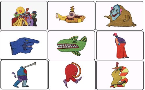 The Beatles Yellow Submarine Patch Set memorabilia UK BTLMMYE336461