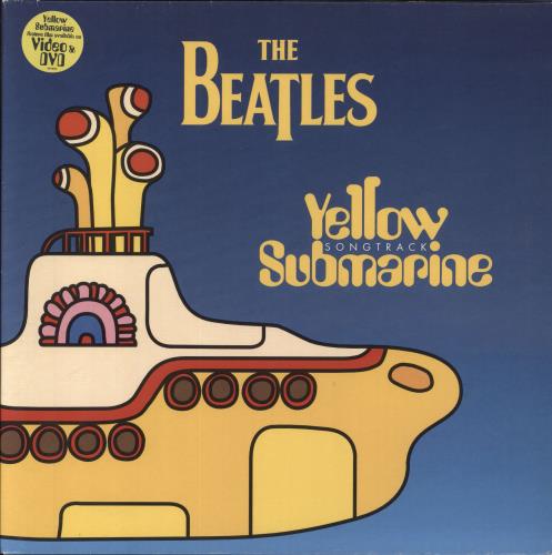 The Beatles Yellow Submarine Songtrack - Yellow vinyl LP album (LP record) UK BTLLPYE500952