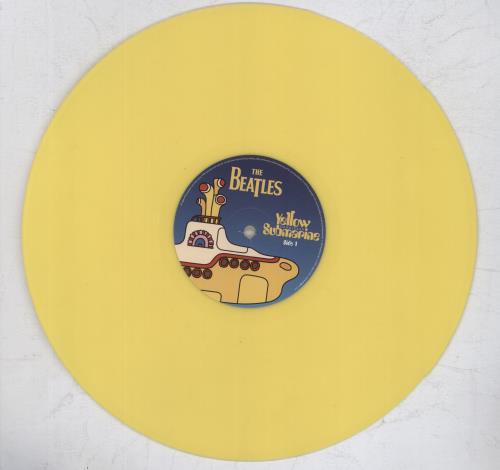 The Beatles Yellow Submarine Songtrack - Yellow vinyl LP album (LP record) UK BTLLPYE500952