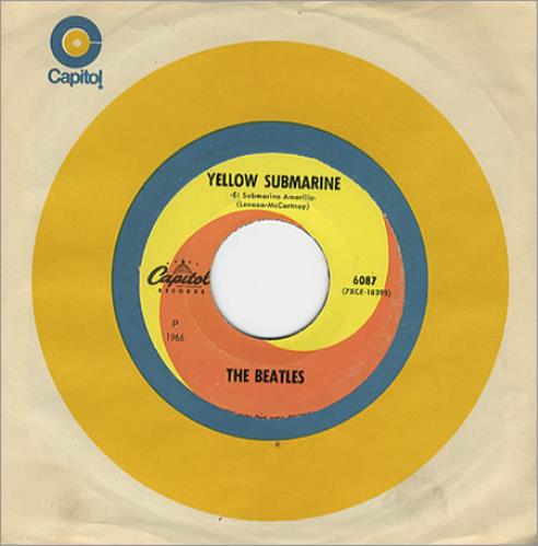 The Beatles Yellow Submarine 7" vinyl single (7 inch record / 45) Mexican BTL07YE354497