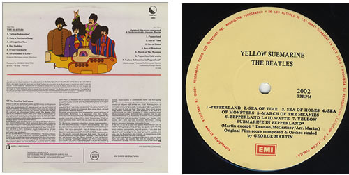 The Beatles Yellow Submarine vinyl LP album (LP record) Venezuelan BTLLPYE367121
