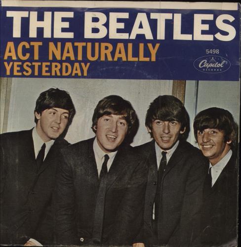 The Beatles Yesterday - 1st - P/S 7" vinyl single (7 inch record / 45) US BTL07YE782066