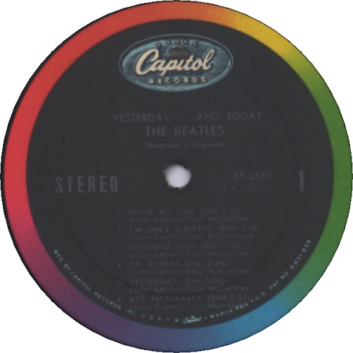 The Beatles Yesterday And Today - 1st - EX vinyl LP album (LP record) US BTLLPYE211650