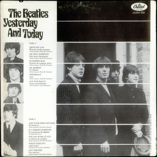 The Beatles Yesterday And Today - Original vinyl LP album (LP record) Mexican BTLLPYE249311