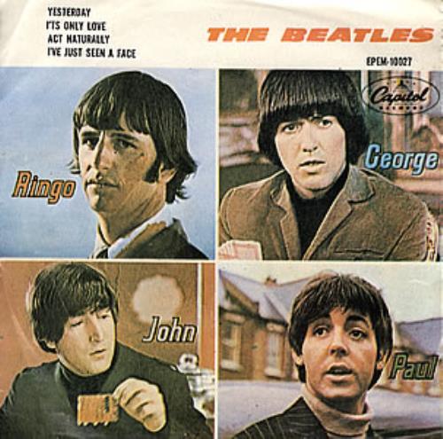 The Beatles Yesterday EP - Cream Label 7" vinyl single (7 inch record / 45) Mexican BTL07YE88477