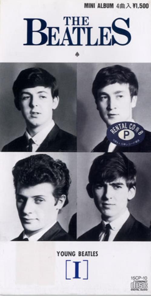 The Beatles Young Beatles [1] & [2] - Ex-Rental 3" CD single (CD3) Japanese BTLC3YO535898