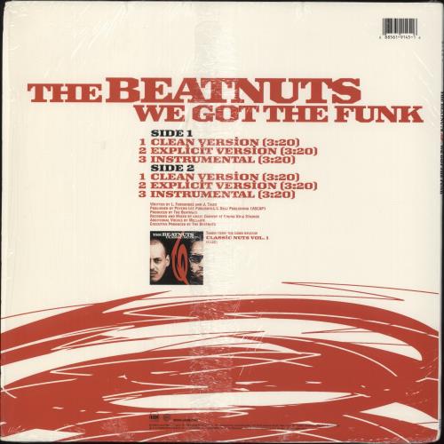 The Beatnuts We Got The Funk 12" vinyl single (12 inch record / Maxi-single) US T9612WE888100