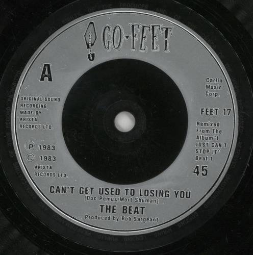 The Beat Can't Get Used To Losing You - P/S 7" vinyl single (7 inch record / 45) UK TBT07CA588198