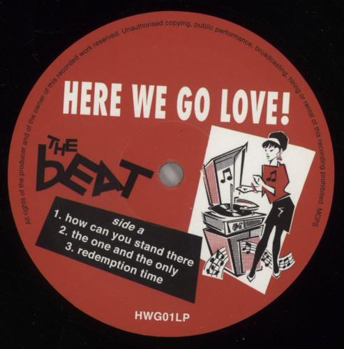 The Beat Here We Go Love! - Autographed 2-LP vinyl record set (Double LP Album) UK TBT2LHE882444