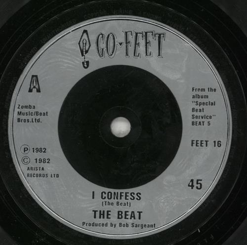 The Beat I Confess 7" vinyl single (7 inch record / 45) UK TBT07IC49459