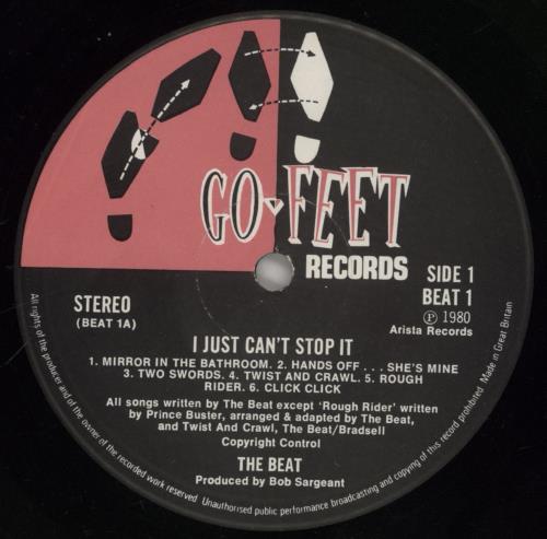 The Beat I Just Can't Stop It - EX vinyl LP album (LP record) UK TBTLPIJ724408