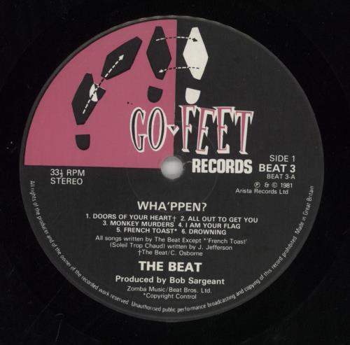 The Beat Wha'ppen? vinyl LP album (LP record) UK TBTLPWH309330