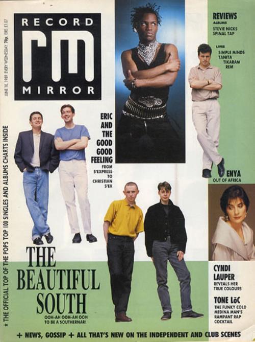 The Beautiful South Record Mirror magazine UK BSOMARE607734