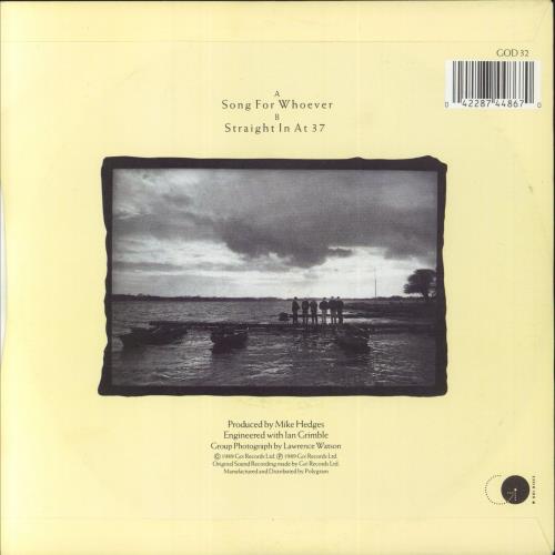 The Beautiful South Song For Whoever 7" vinyl single (7 inch record / 45) UK BSO07SO60084