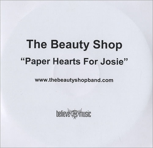 The Beauty Shop Paper Hearts For Josie CD-R acetate UK TUACRPA478536