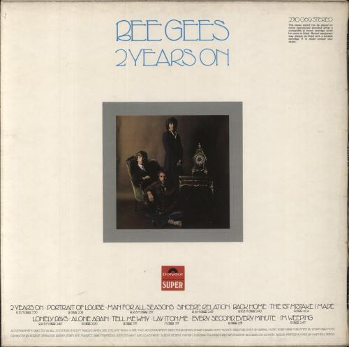 The Bee Gees 2 Years On - EX vinyl LP album (LP record) UK BGELPYE325526