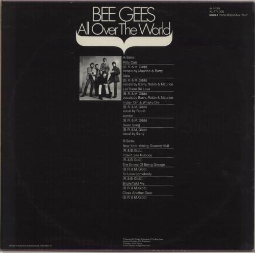 The Bee Gees All Over The World vinyl LP album (LP record) Austrian BGELPAL682968