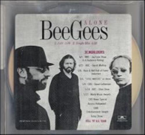 The Bee Gees Alone CD single (CD5 / 5") US BGEC5AL88711