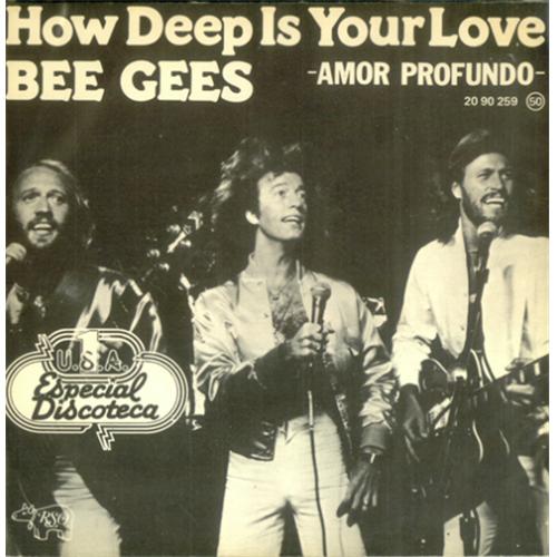 The Bee Gees Amor Profundo 7" vinyl single (7 inch record / 45) Spanish BGE07AM148802