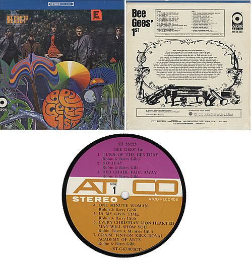 The Bee Gees Bee Gees' 1st vinyl LP album (LP record) US BGELPBE311198