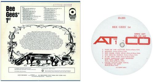 The Bee Gees Bee Gees 1st vinyl LP album (LP record) US BGELPBE444829