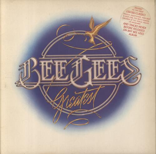 The Bee Gees Bee Gees Greatest - 1st - Hype Stickered 2-LP vinyl record set (Double LP Album) UK BGE2LBE637623