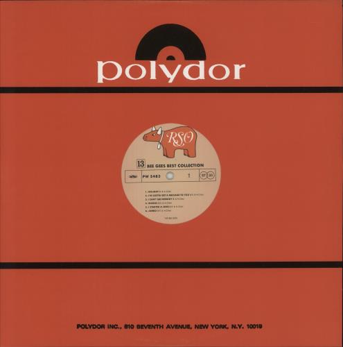 The Bee Gees Best Collection + Coaster vinyl LP album (LP record) Japanese BGELPBE867345